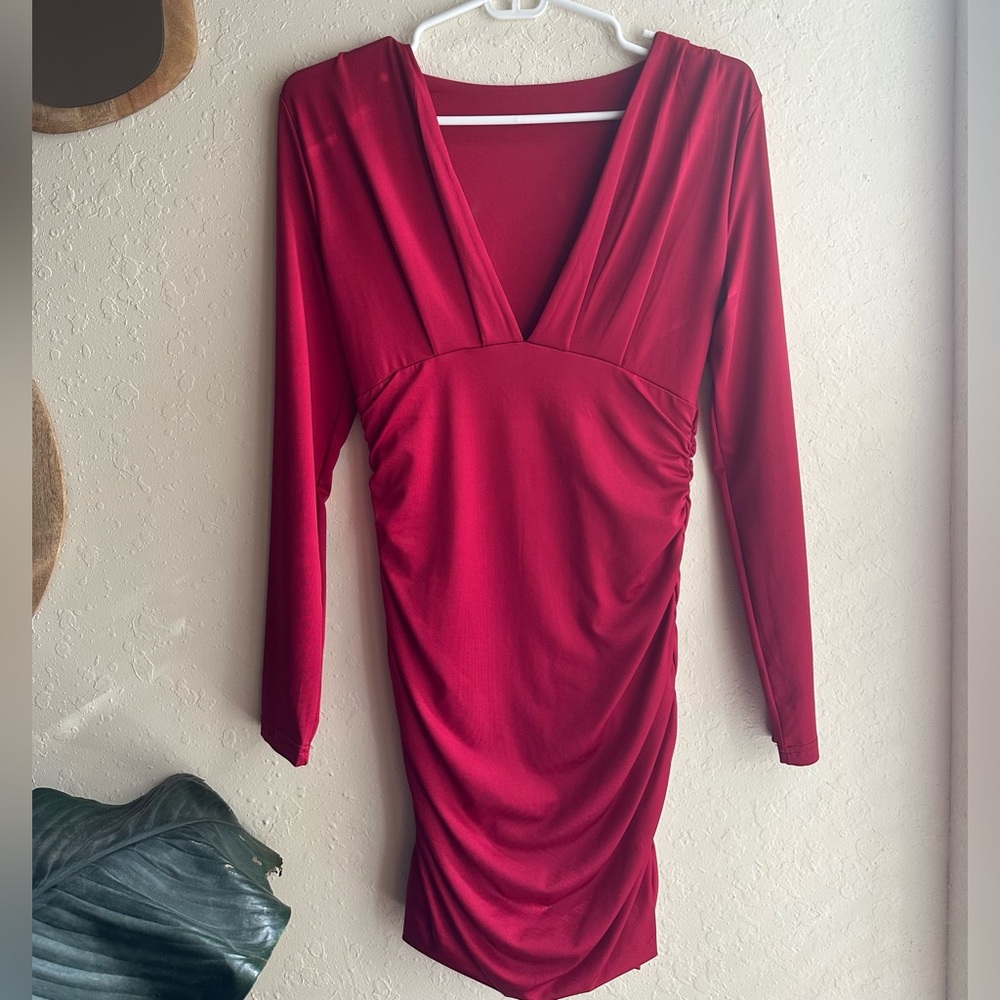 Red Amazon dress size small